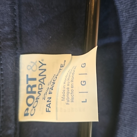 Navy tshirt ,size large - Picture 2 of 5